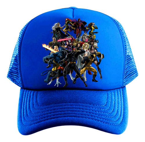 Gorra Trucker X-man Mutant Series Geeks Blue 