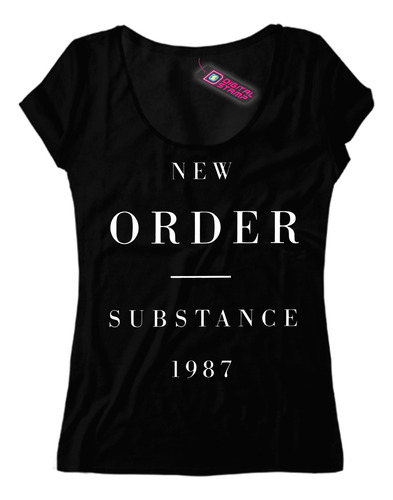 Remera Mujer New Order Substance 1987 Rp279 Dtg Premium