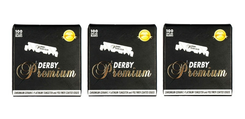 Navajas Barbero Derby Premium Para Porta Navajas 600 Pz