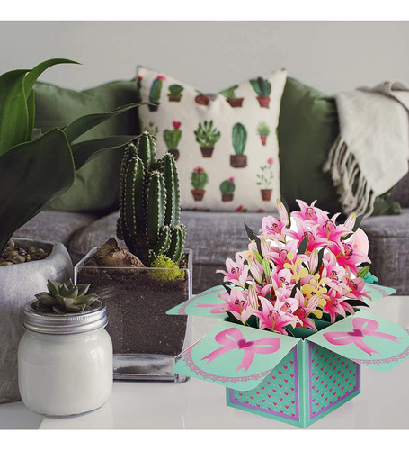 Tarjeta 3d Desplegable Agradecimientos Saludos Novios Pareja