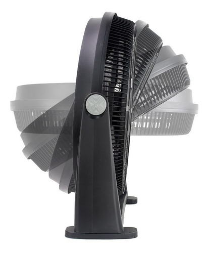 Ventilador De Piso Y Pared 20 Plástico 2 En 1 | Mytek 3409 C 50.8 Cm Negro Negro Plástico 5
