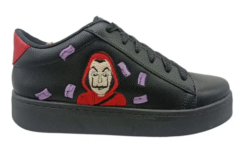 Tenis de la casa de papel precio new arrivals