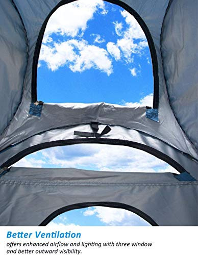 Anngrowy Pop Up Carpa De Privacidad Carpa De Ducha Portátil
