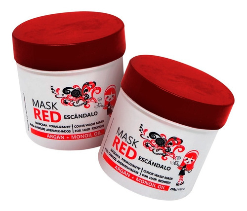 02 Mascara Red Matizadora Escândalo Maria Escandalosa - 250g