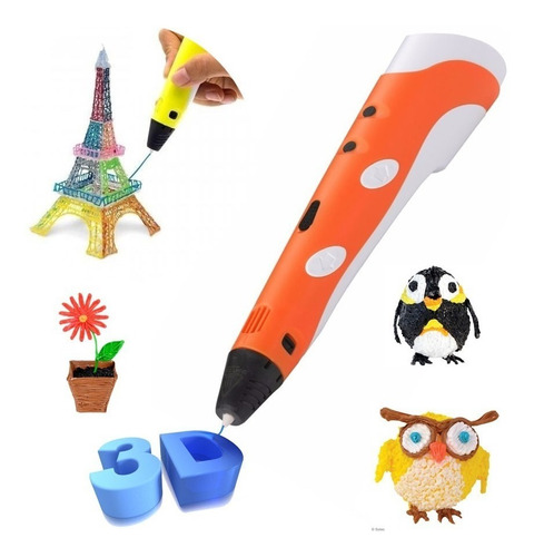 Lapiz Pluma 3d Pro Impresora Modelado Plastico Fusion