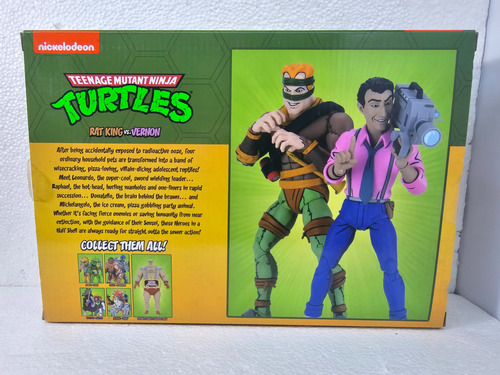 Neca Teenage Mutant Ninja Turtles Tmnt Rat King And Vernon (Usado)