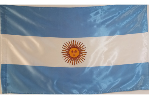 Bandera De Argentina (tamaño 90cm X 150 Cm) Doble Faz Tela
