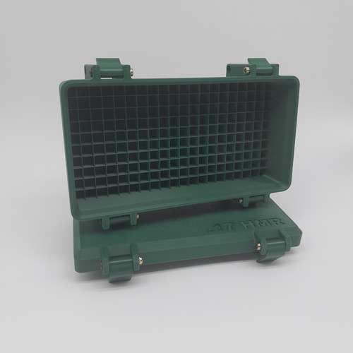 Caja Porta Balas Munición 200 Balas Cal. .17 Hmr (apilable)