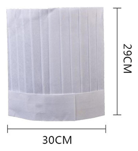 Aplicável A 40 Gorros De Chef Desechables, Gorros De