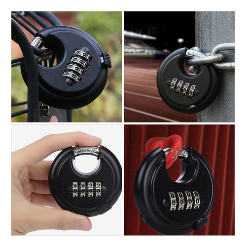 Candado De Seguridad, Candado Reiniciable, Combinación De Ca