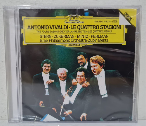 Cd Vivaldi - The Four Seasons Stern Zukerman Mintz (lacrado)