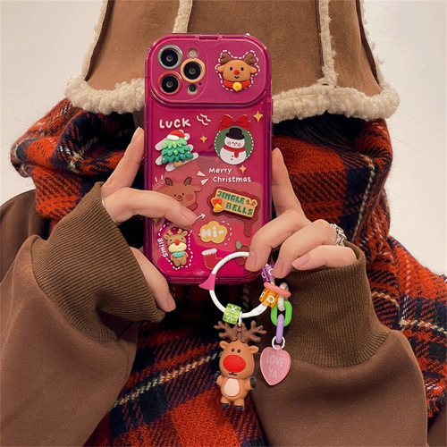 Adequado Para iPhone Capa De Celular De Natal