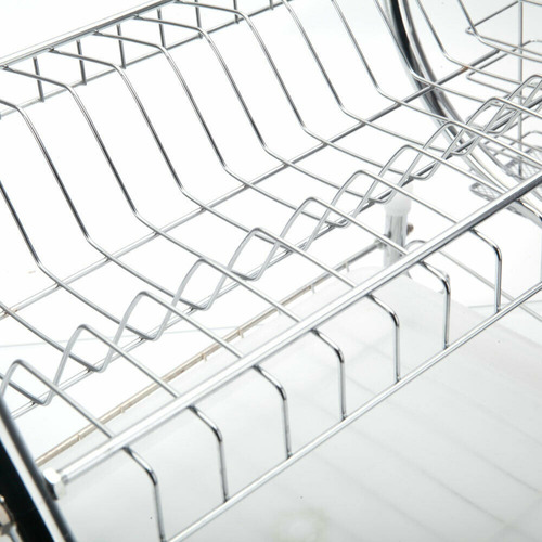 Escurridor Trastes Platos Fregadero Acero Inoxidable Moderno