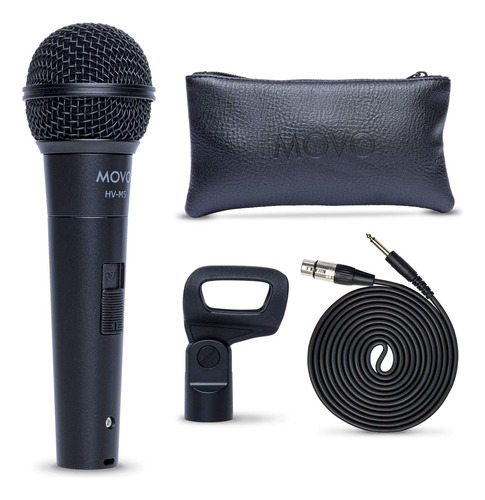 Movo Hv-m5 Micrófono Vocal Cardioide Dinámico Con Soporte.