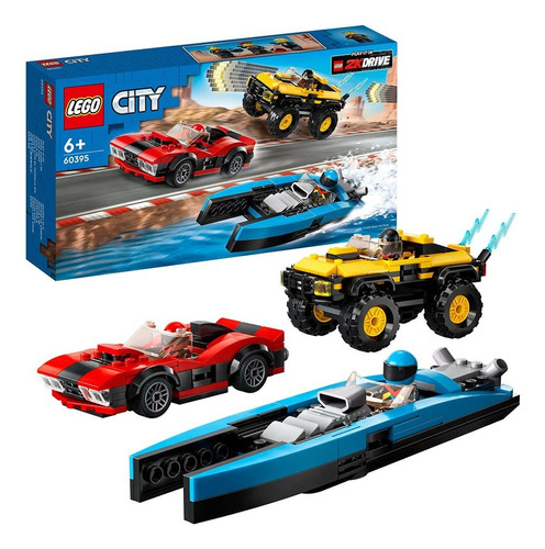 Lego City (60395) Pack De Vehículos Deportivos Cantidad De Piezas 362