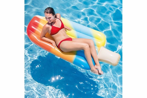 Flotador Colchoneta Inflable Paleta Intex 58755