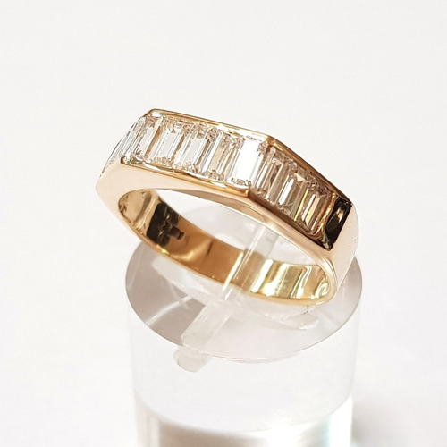 Anillo Medio Sin Fin Oro Rojo 18k Cubics 4,5grs N°16 Brumat