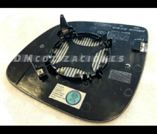 Placa Y Vidrio Original Vw Amarok Izquierdo Sin Desempañador