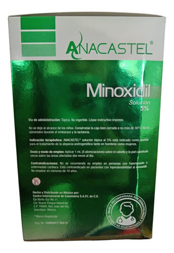 Farmapiel Minoxidil 5% Solucion Alopecia 60ml Unisex