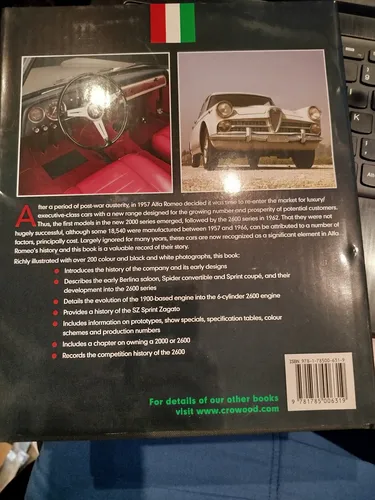 Libro Alfa Romeo 2000 And 2600