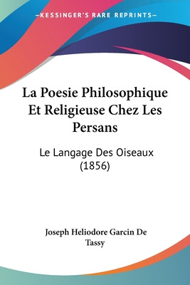 Libro La Poesie Philosophique Et Religieuse Chez Les Pers...