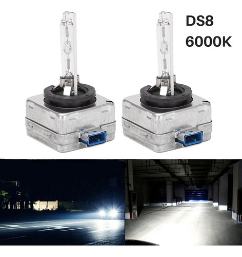 Applicable To 2 Bombillas Hid Xenon D8s 6000 K 66548 Super