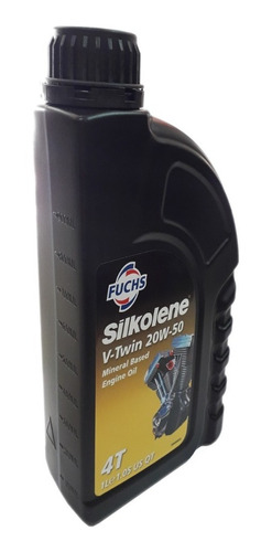 Aceite Mineral V-twin 20w 50 1 L 4 Tiempos Silkolene