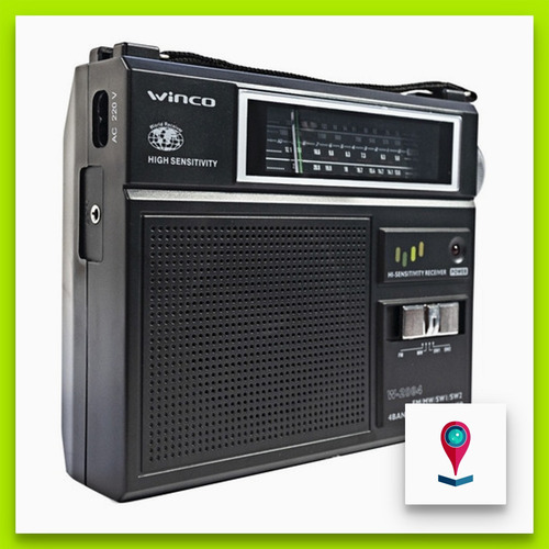 Imagen 4 de 4 de Winco W2004 Radio Am Fm Portatil Electricidad O Pila