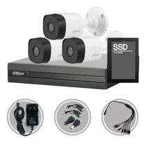 Comprar Kit 3 Camaras De Seguridad Dahua 2mp Dvr 4ch Full Hd + Disco