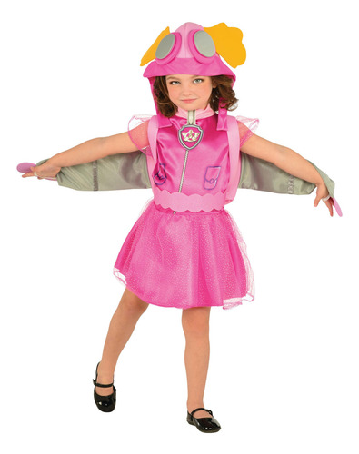Disfraz Rubie's Paw Patrol Skye Para Niño Pequeño, Color Ros