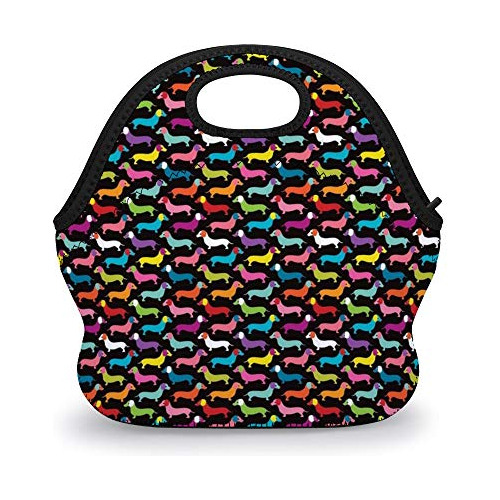 Neoprene Lunch Tote Insulated Reusable Picnic Lunch Bag...