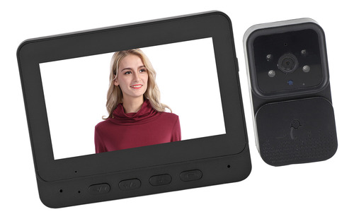 Monitor De Cámara Con Timbre De Vídeo 1080p, Intercomunicado