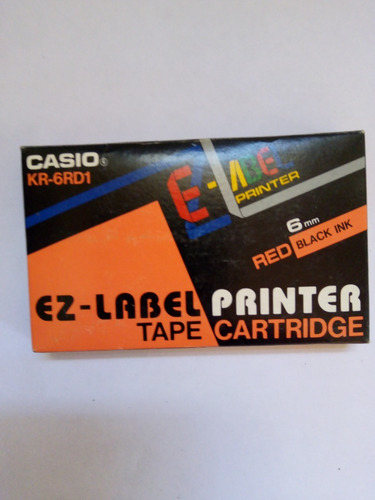 Cinta Etiquetadora Casio De 6mm