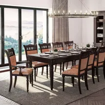Comprar Juego Comedor 8 Sillas 2 Sitiales Grand Le Blanc Cic