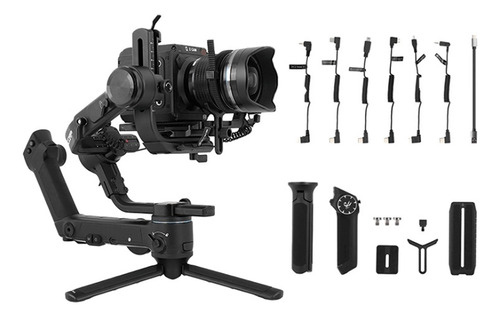 Scorp Pro 3-axis Cámara Gimbal Estabilizador Mango Pantalla