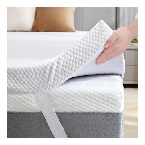 Sinweek Cubrecolchón De Espuma Viscoelástica De Gel De 3 Pul