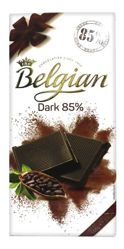 Chocolate Importado Belgian 85% Cacau