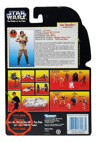 Kenner - Star Wars - Potf - Red Card - Dagobah Luke - S L