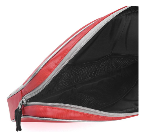 Capa Para Raquete De Tênis De Mesa Dhs Rc530 Vermelha