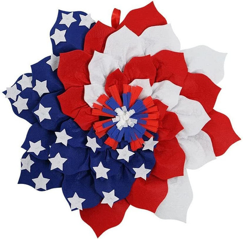 Eraspooky American Flag Wreaths Glory Patriotic Ee. Uu....