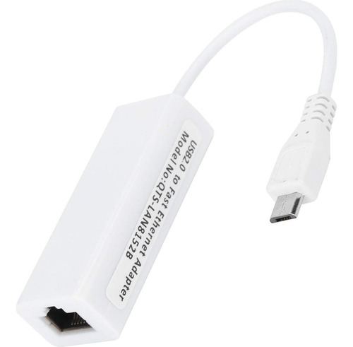 Adaptador Ethernet Micro Usb A Rj45 Zopsc Para Raspberry Pi