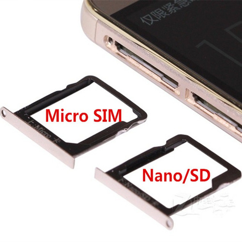 Bandeja Sim Y Micro Sd Para Huawei Mate 7 Dorado