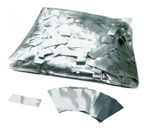 Imagen 6 de 10 de Papelitos Metalizados Confetti Maquinas Lanza Papeles X 1kg