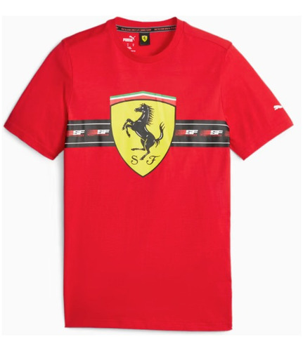 Polera Para Hombre Puma Scuderia Ferrari Logo Grande