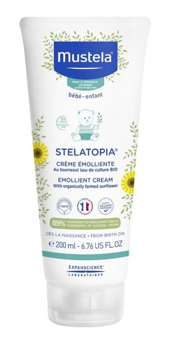 Imagen 3 de 7 de Pack Mustela Stelatopia Crema Emoliente + Aceite De Baño