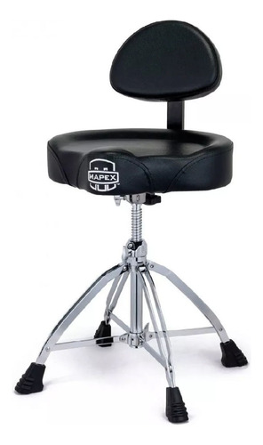 Banqueta Mapex T-875 Asiento Acolchado Estilo Moto 17  X 4 