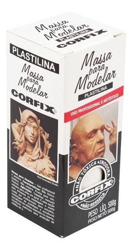 Massa Modelar Profissional Plastilina Modeling Clay Pele 2kg