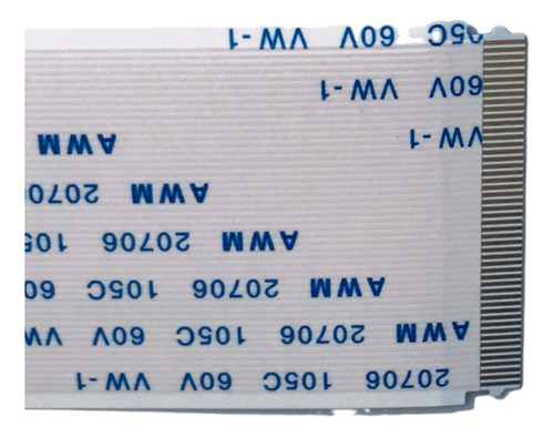 1 Cabo Flat 50 Vias 10cm Com Travas Awm20861 P/ Placa Tcon