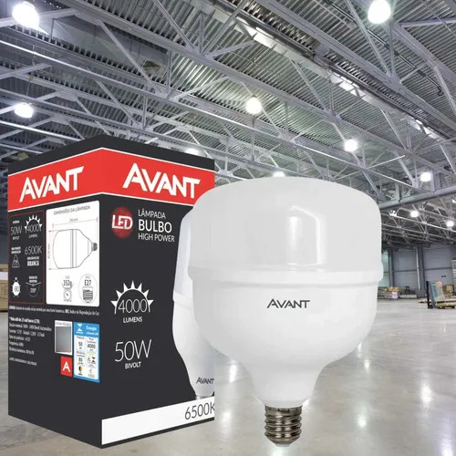 Lâmpada Avant Led Bulbo 50w 6500k 4000lm Bivolt
