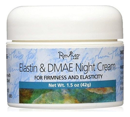 Reviva Labs Night Cream, Elastin - Dmae, 1.5 Onzas